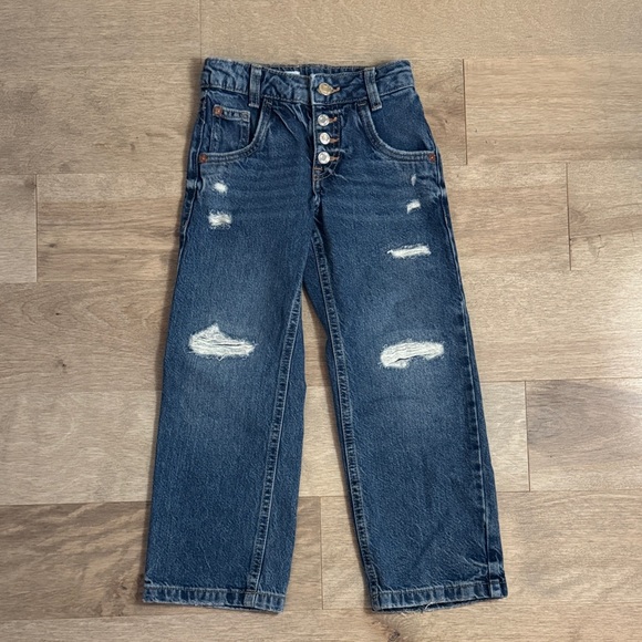 Zara Other - Zara Stylish Distressed Blue Kids Jeans
